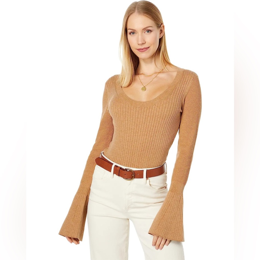 Paige Mimi Bodysuit in Camel
